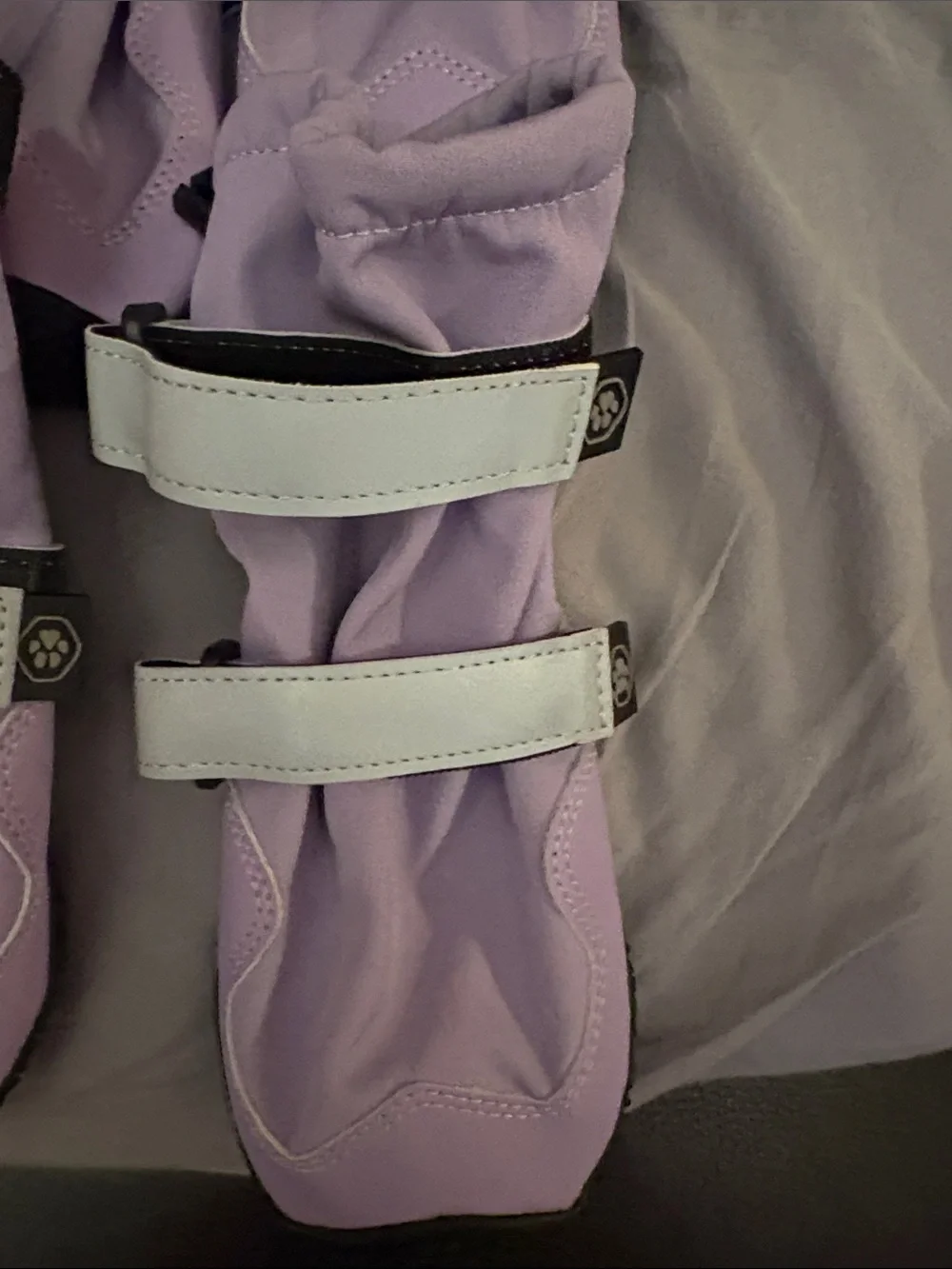 Waterproof Spark Paws Boots Reflective Velcro Straps Sz 8 for Dogs 74-91 Pounds